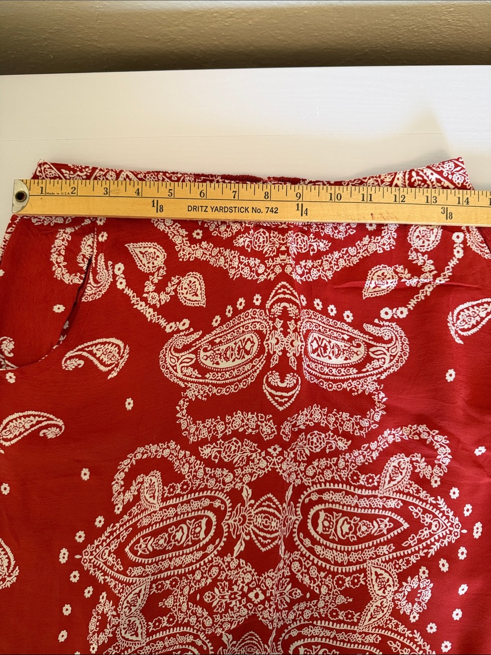 Lovely Boho Urban Outfitters Maxi Skirt. Paisley Bandana Print. - Picture 10 of 10